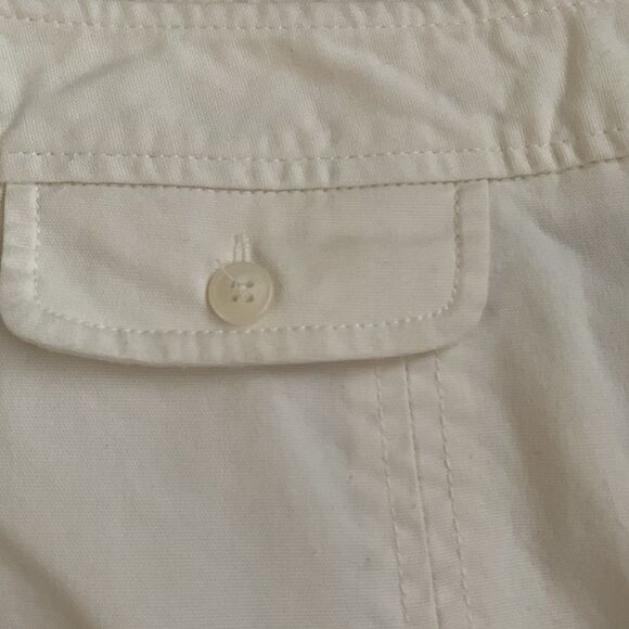 Rafaella Women's White Straight Pants Cotton Blend Stretch Size 8 - Picture 8 of 11